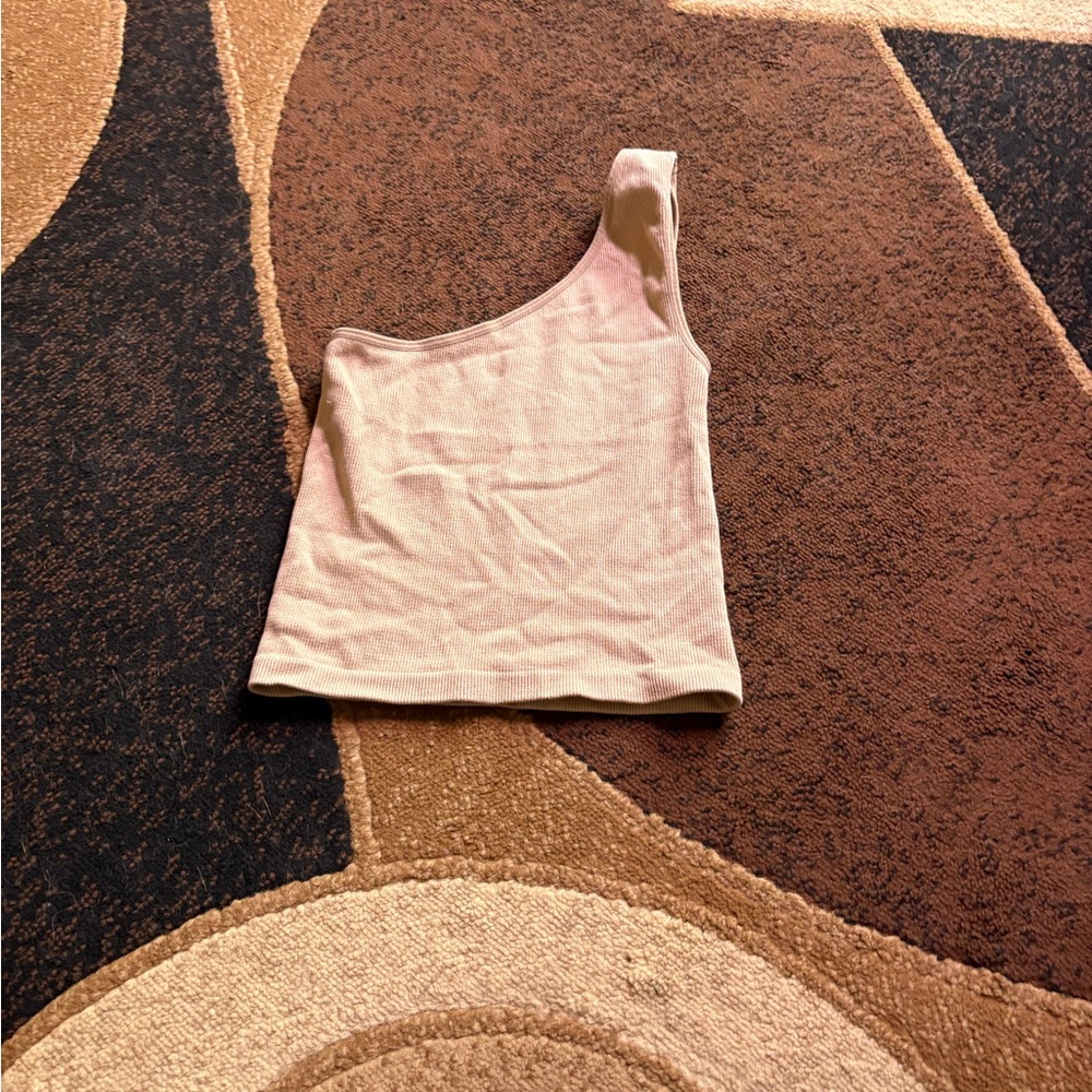 SWS Essentials Ribbed Tan Top - Picture 2 of 3
